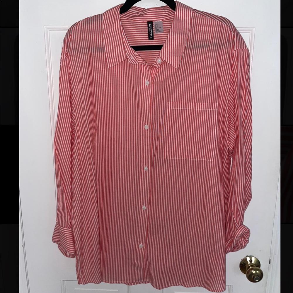 Striped Button Up